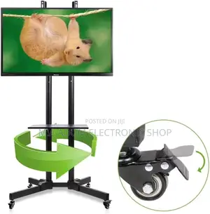 Mobile Trolley With Lockable Wheels Suitable for TVS