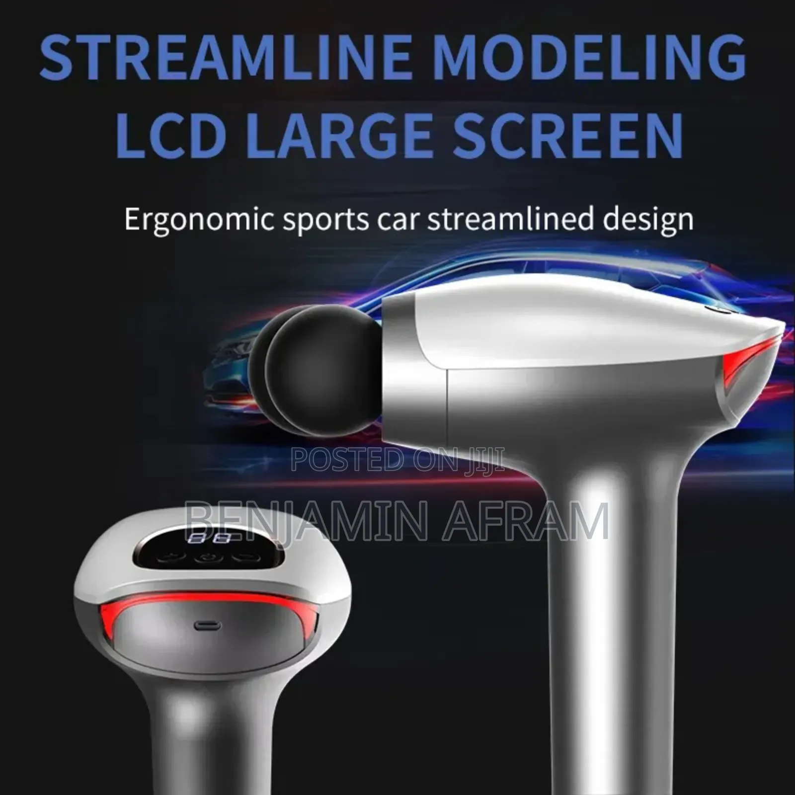 Digital Double Head Massager