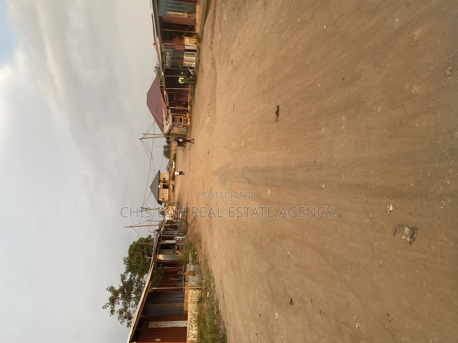 Genuine Three Plots of Land for Sale by the Road Side.