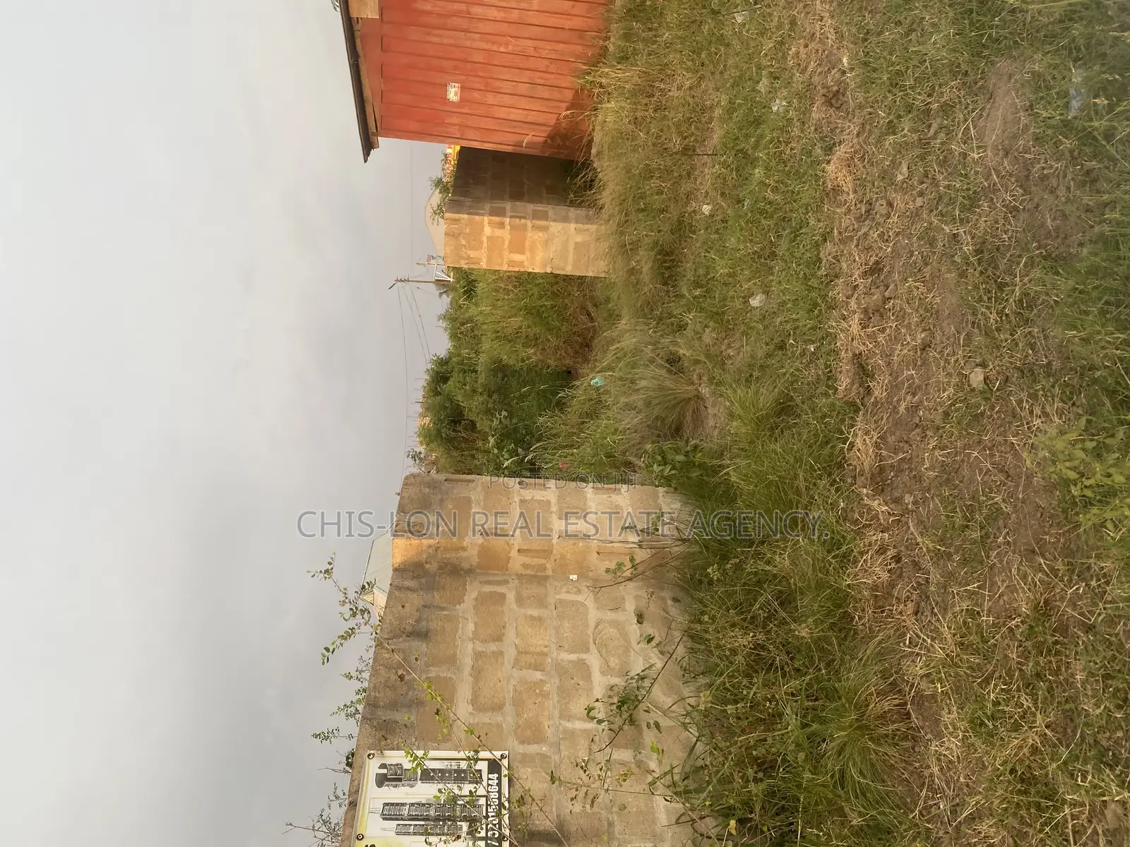 Genuine Three Plots of Land for Sale by the Road Side.