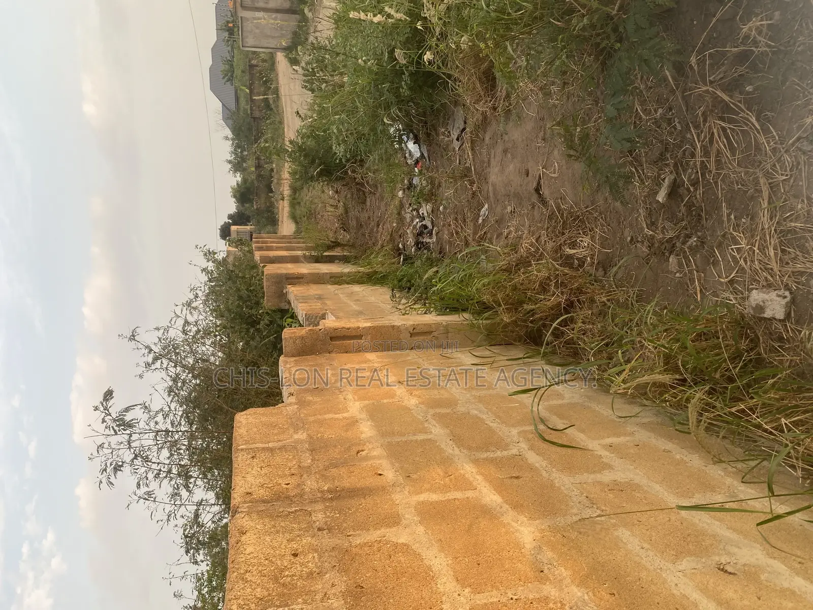 Genuine Three Plots of Land for Sale by the Road Side.