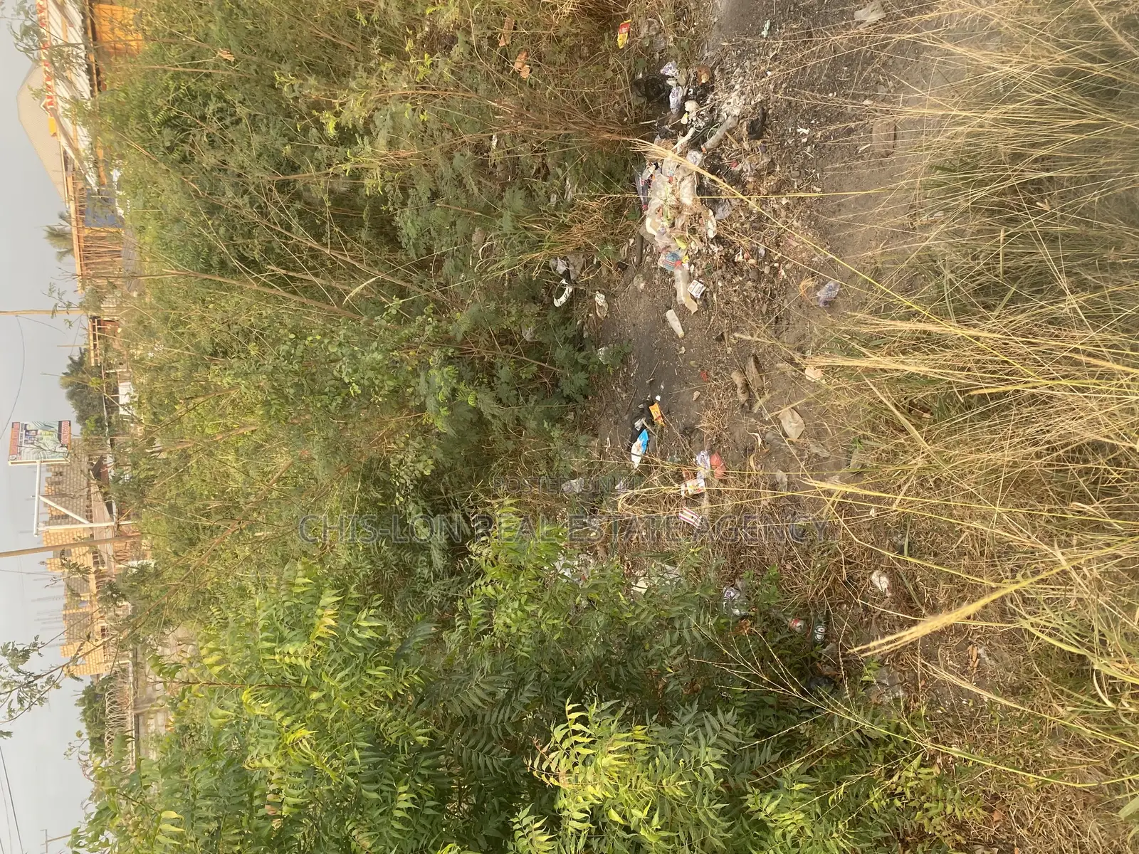 Genuine Three Plots of Land for Sale by the Road Side.