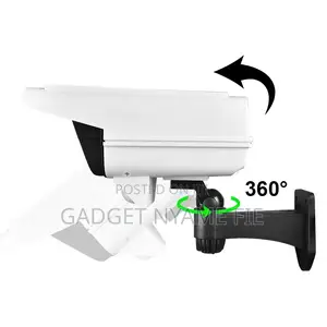 Outdoor Solar Lamp With Remote Control / Fake Camera