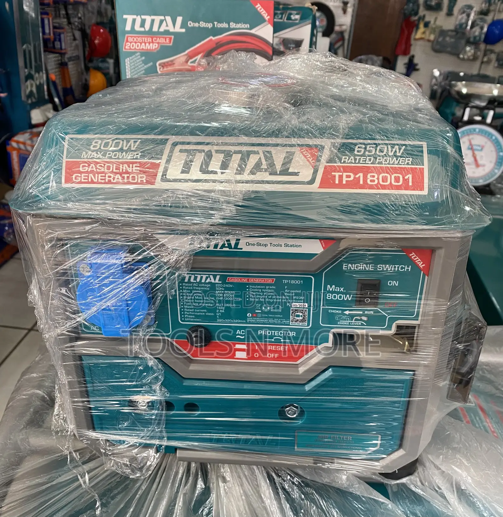 TOTAL Gasoline Generator 0.8kw