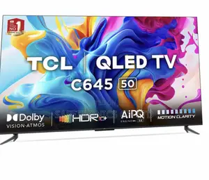 Qled Smart 50 Inch TCL Authentic C645 (Black) Tv