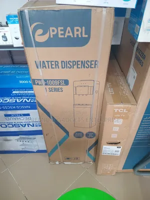 Pearl Water Dispenser With Fridge – Silver PWD-1009FSL