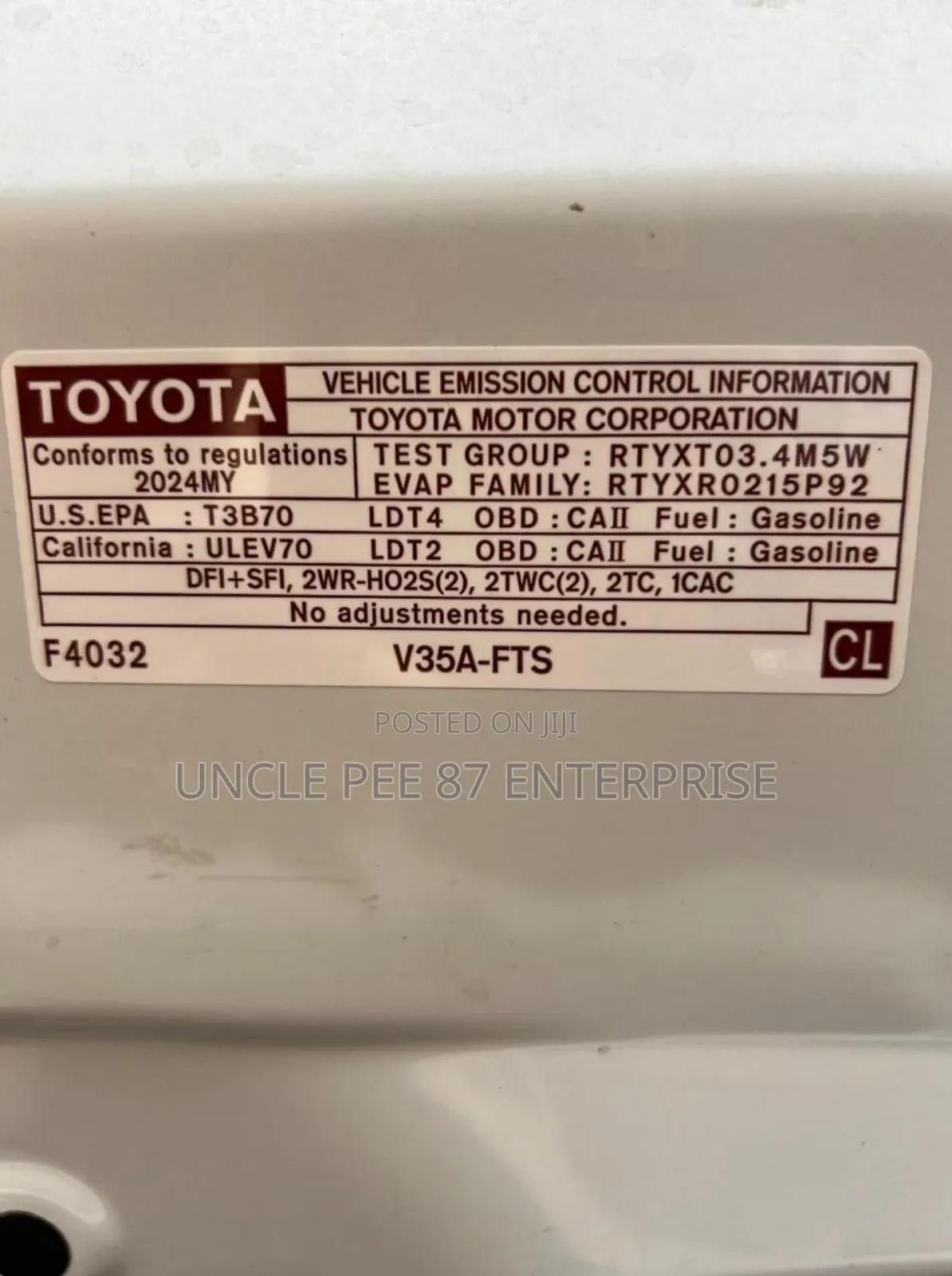 Toyota Tundra 1794 Edition CrewMax 6.5' Bed 2024 White