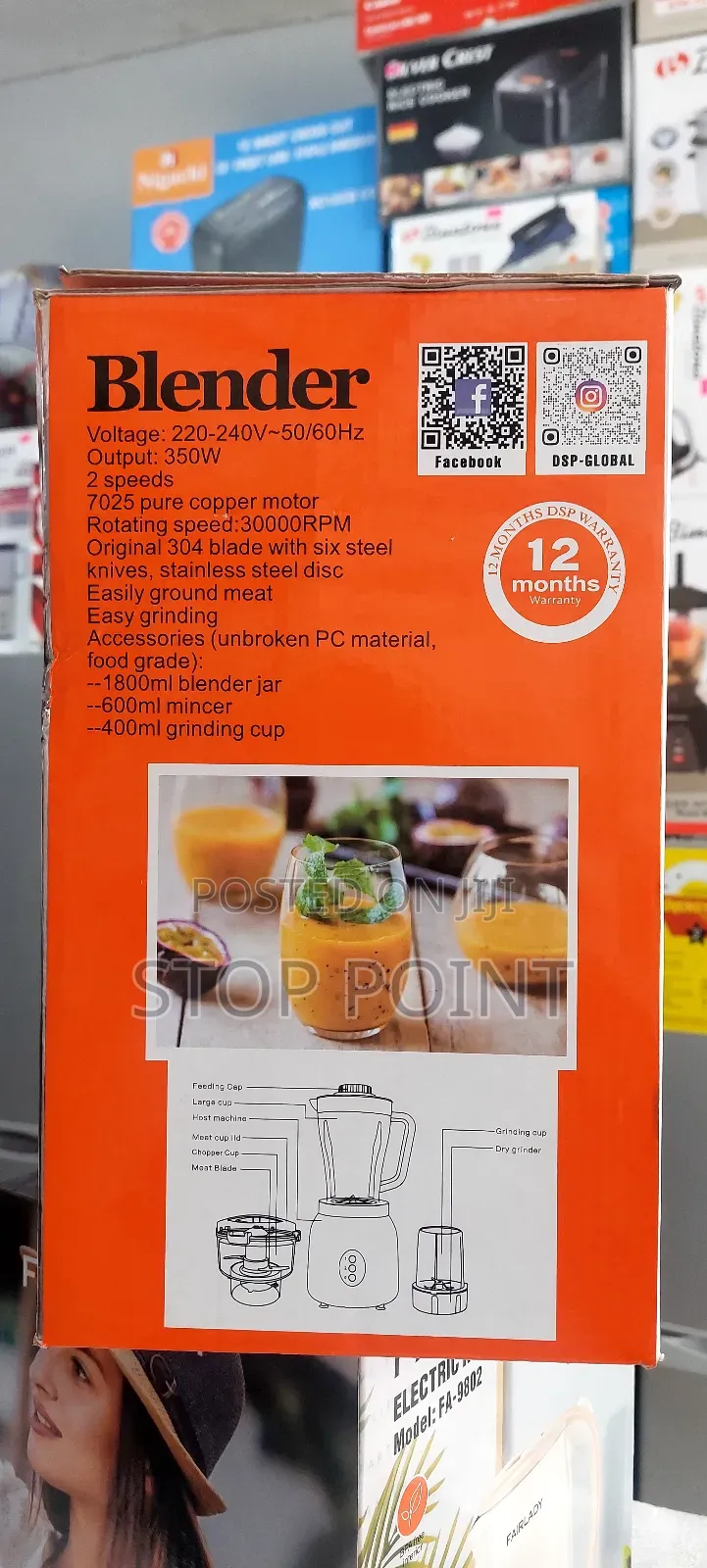High Quality 3-in-1 Blender