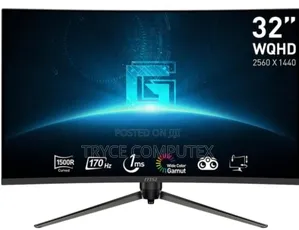 Msi 32inch 170hz Curved Monitor
