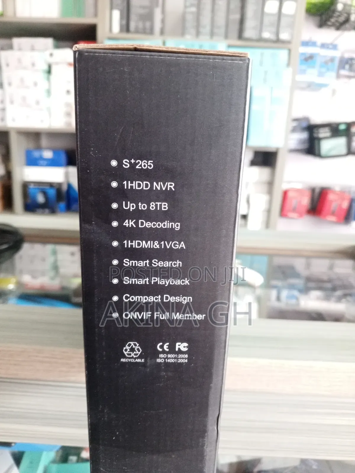 Tiandy 8ch Poe NVR Tc-R3108