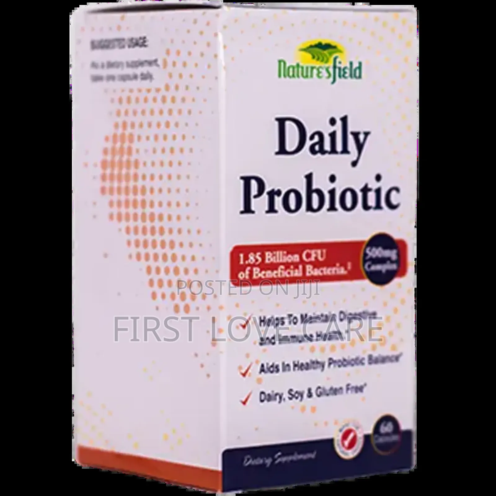 Nature's Field Daily Probiotic 500mg Complex