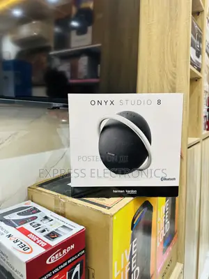 Available Now Black Rechargeable Speaker Onyx 8