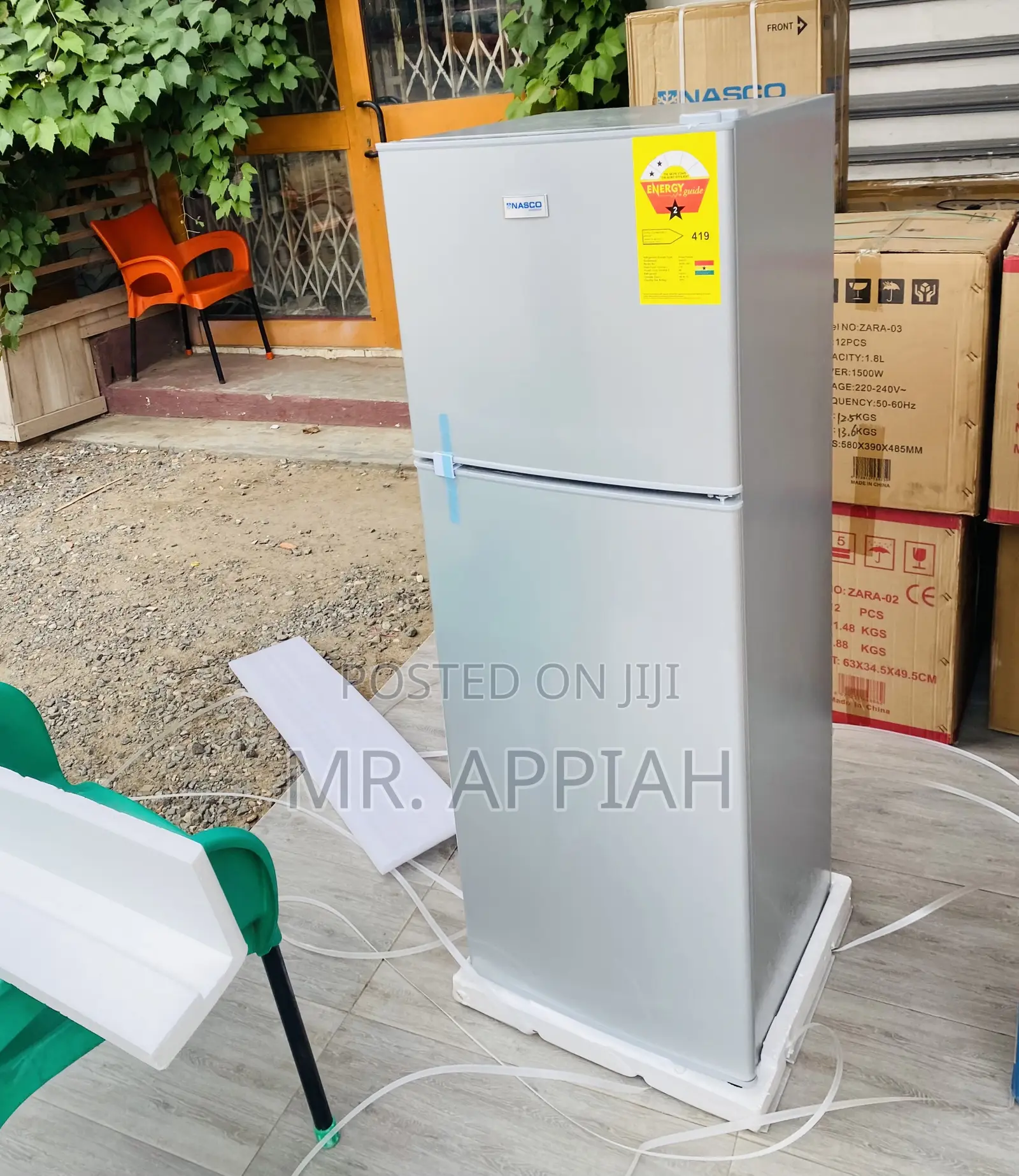 Unique Design Nasco Nasf2-18fl Double Door Electric Fridge.