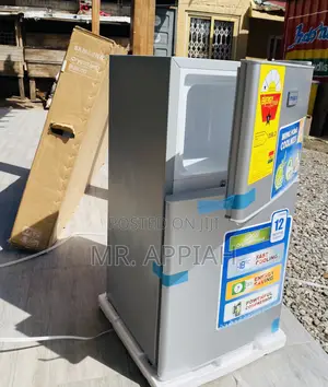 No Frost Nasco Nasf2-120 Table Top Electric Fridge,Silver.