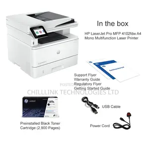 Hp Laserjet Pro MFP 4103fdw All in One Mono Printer