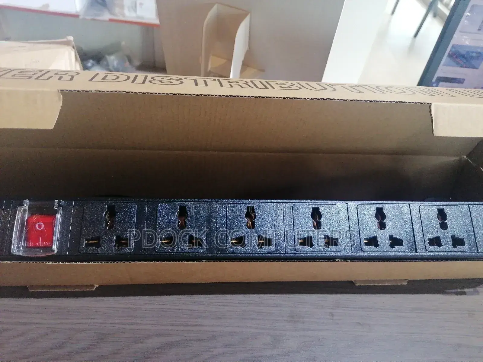 Pdu 6-way Aluminum With Surge Protector