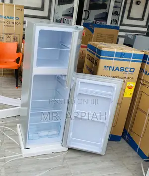 Elegant Nasco Nasf2-18fl 2 Door Electric Fridge(Gray)158L