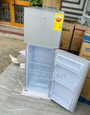 Nasco Nasf2-18fl 158L 2 Door Electric Fridge(Silver).