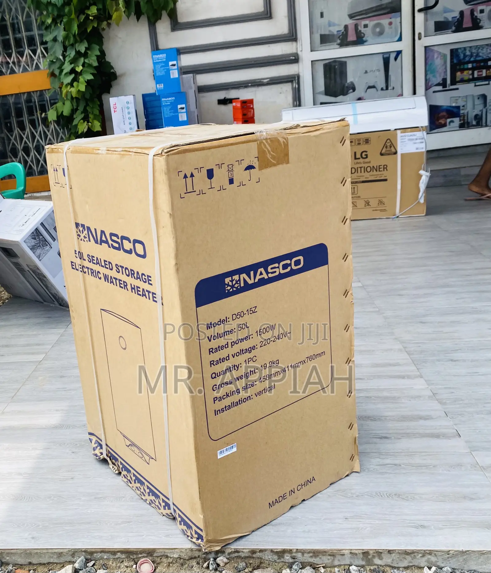 Sealed in Box Nasco 50L Storage ElectricWater Heater(1500W)