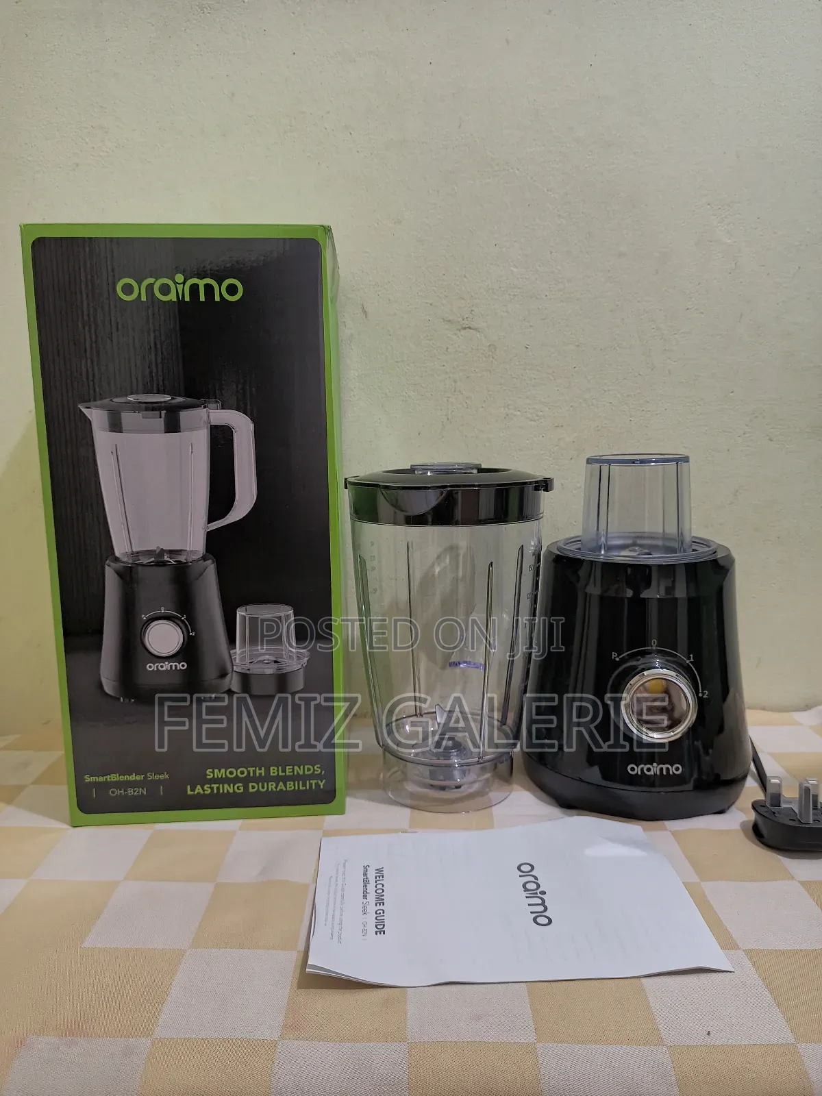 Oraimo Smartblender Sleek 1.5l 2 Speeds Blender