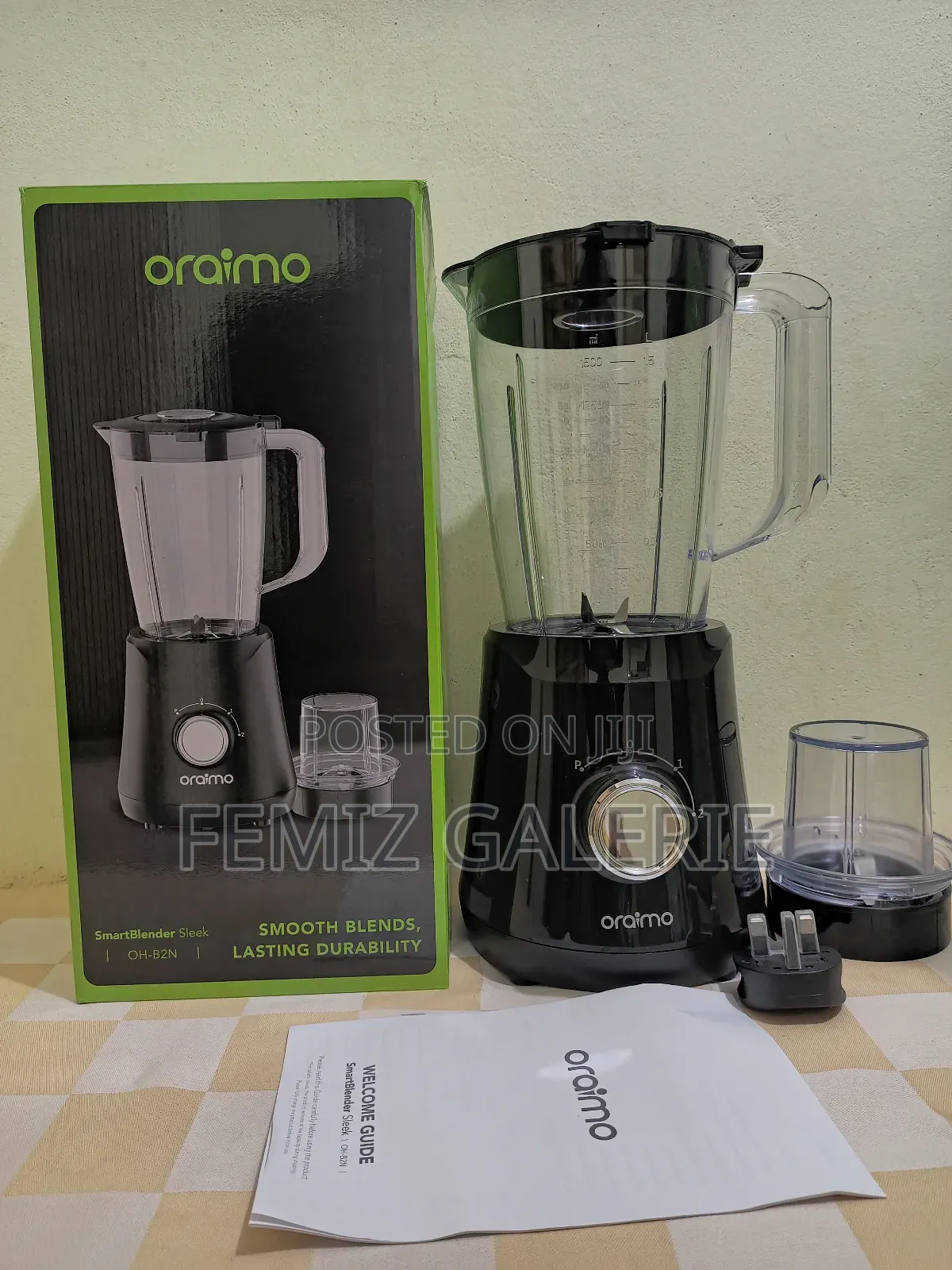 Oraimo Smartblender Sleek 1.5l 2 Speeds Blender