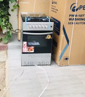 Well Design Volcano Gas Oven 4 Burner Manual Ignition.