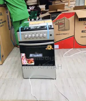 Long Lasting Volcano Gas Oven 4 Burner Manual Ignition.