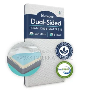 Hiccapop Baby/Toddler Crib Mattress - Dual Sided Memory Foam