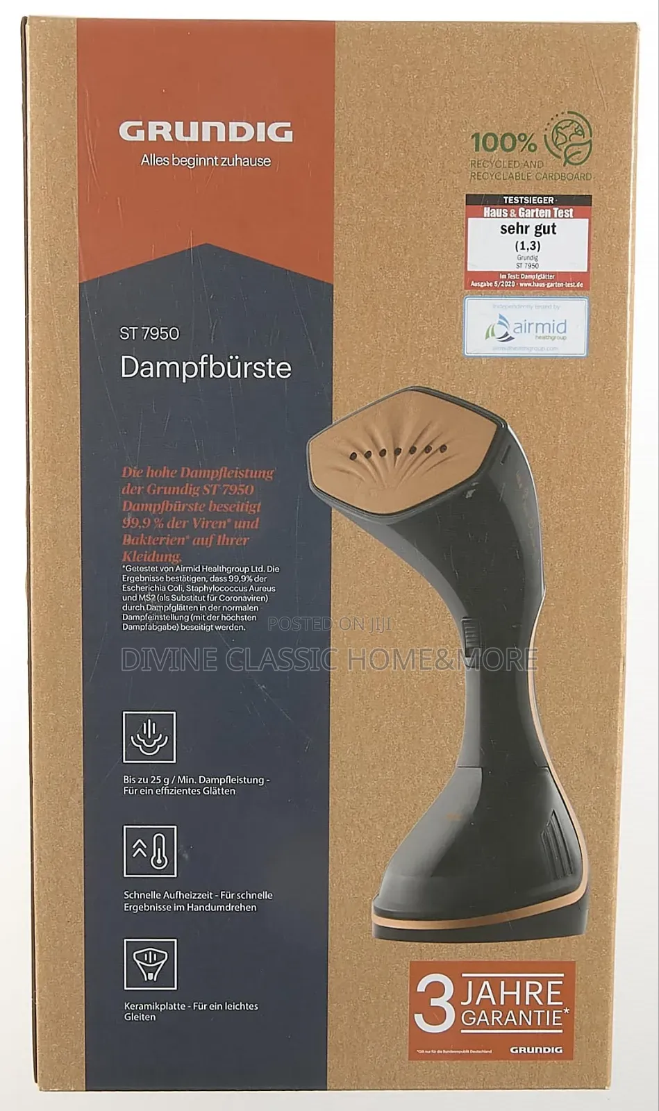 Grundig Handheld Garment Steamer (1600w)