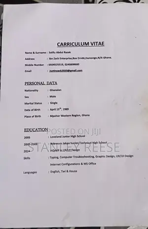 Manufacturing CV