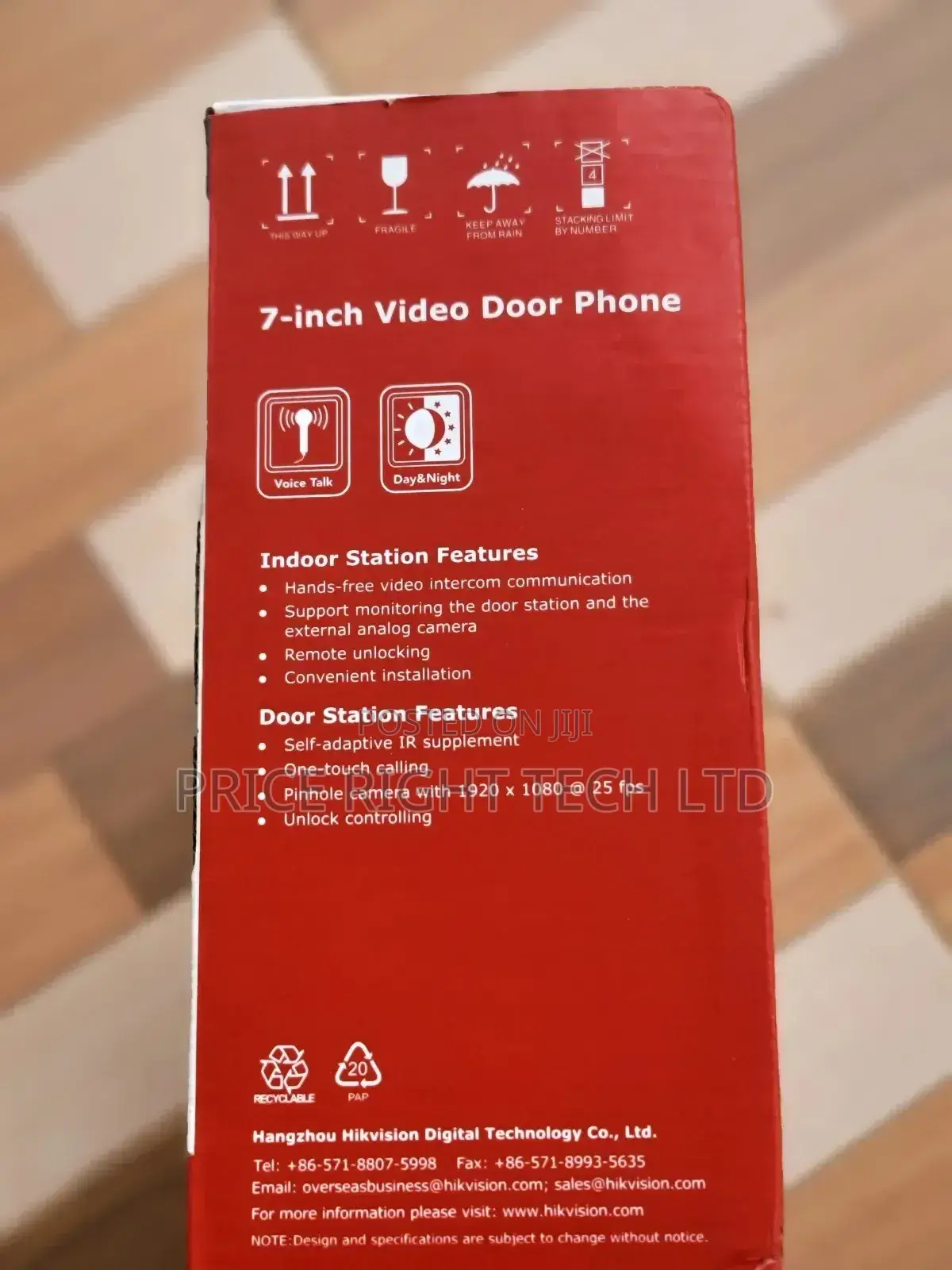 Brand New Hikvision 7 Inch Video Door Phone DS-KIS203T