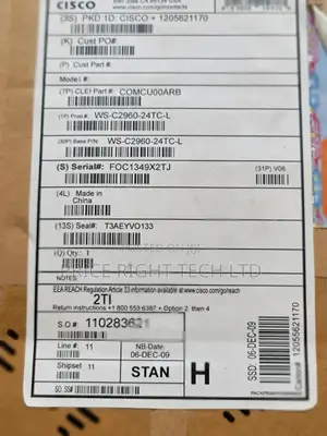 Brand New Cisco WS-C2960-24TC-L