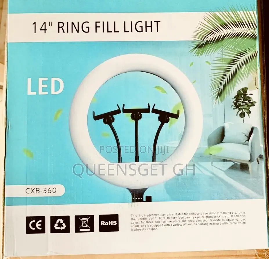 14 Inches Ringlight + Stand