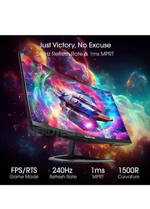 Sceptre Curved 24.5-Inch Gaming Monitor Up to 240hz 1080p
