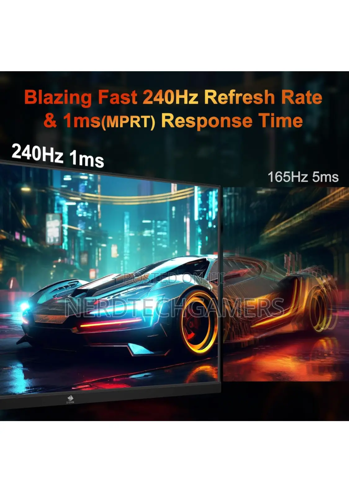 Z-Edge 24.5" Gaming Monitor, Z-Edge UG25I FHD