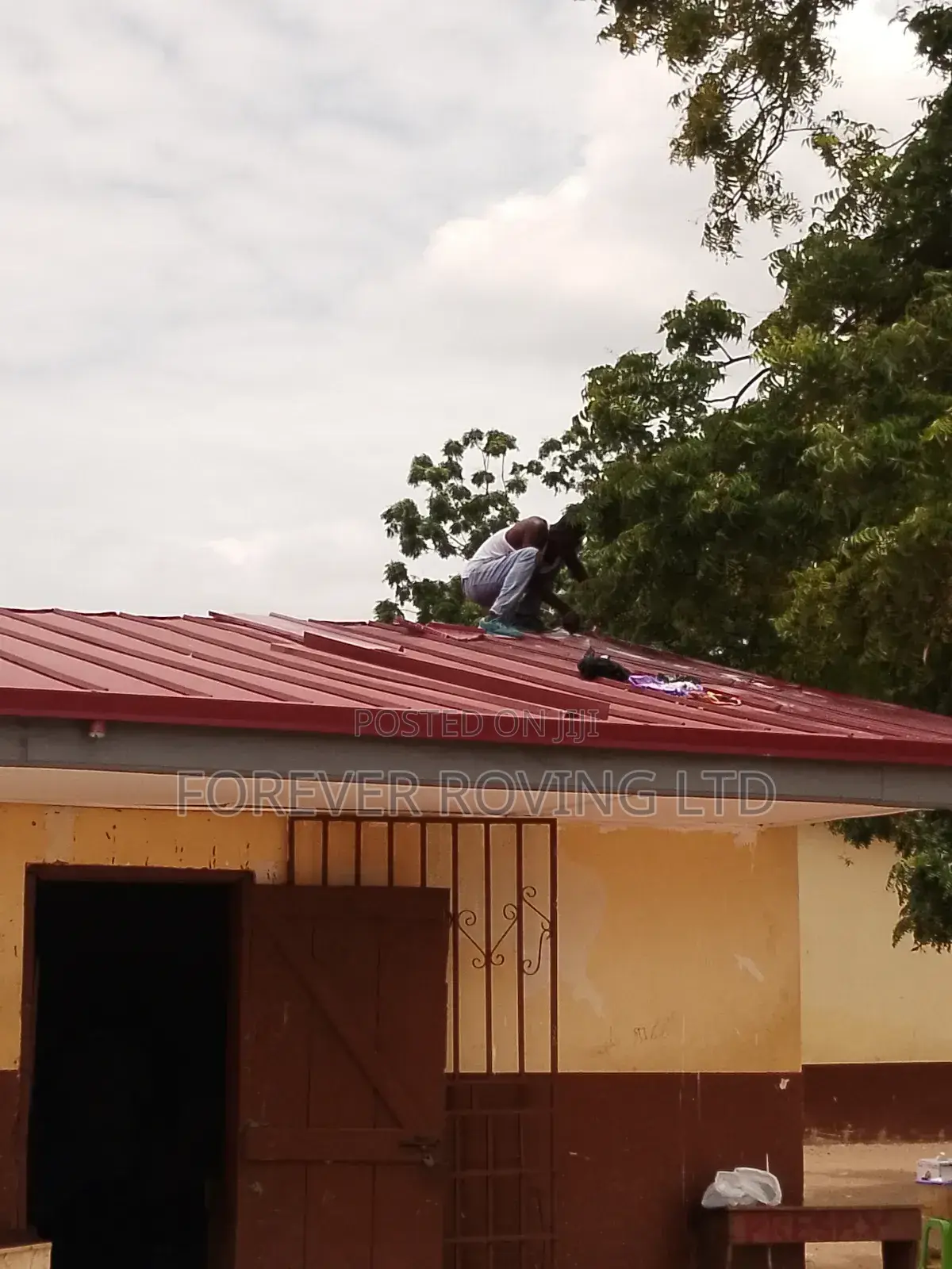 Modern Self Locking Roofing Ongoing at Akatamanso School