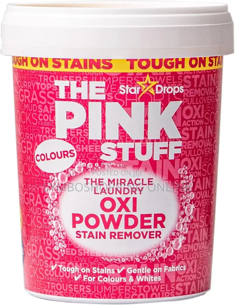 The Pink Stuff Miracle Laundry Oxi Powder Stain Remover, 1kg