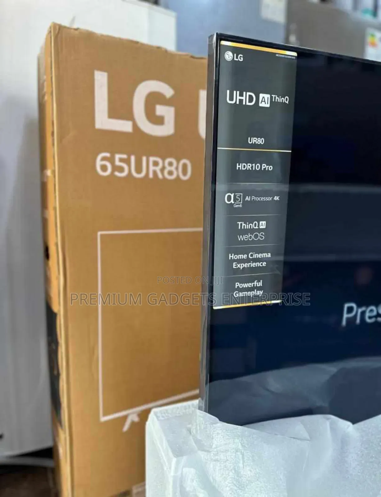 LG, 65" 65ua73006a Webos Smart Ai Thinq, Magic Remote, Hdr10,