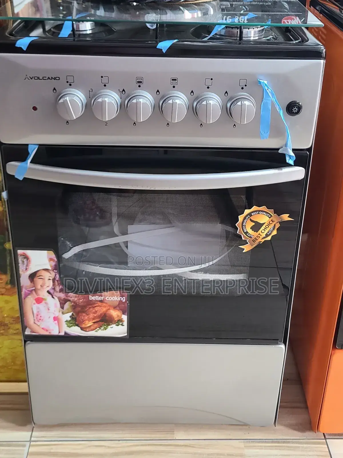 Volcano Gas Stove With Oven