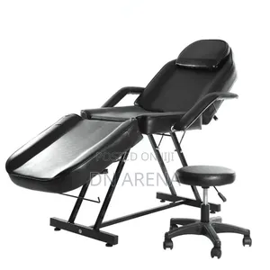 Multi-Purpose Facial Bed Chair Barber Spa Salon With Stool