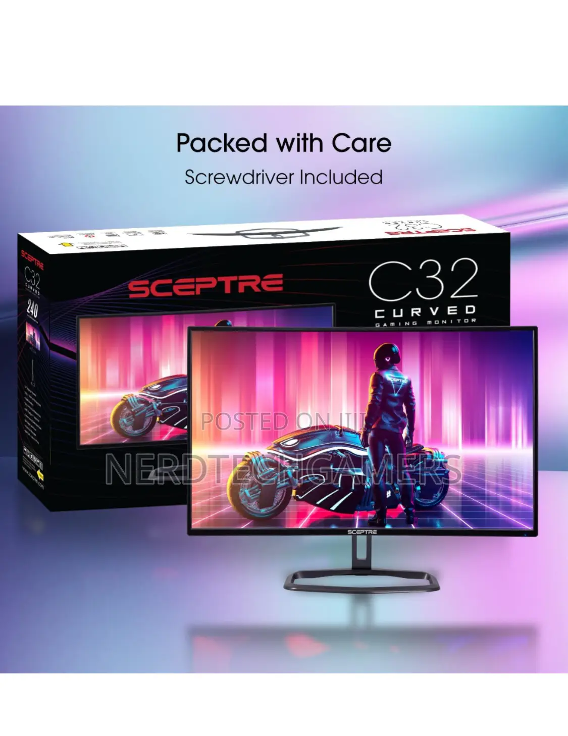 Sceptre Curved 32" FHD 1080p Gaming Monitor Up to 240hz