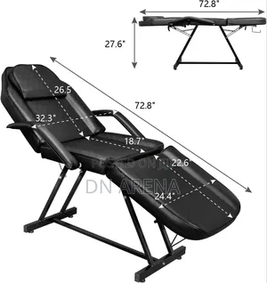 Multi-Purpose Facial Bed Chair Barber Spa Salon With Stool