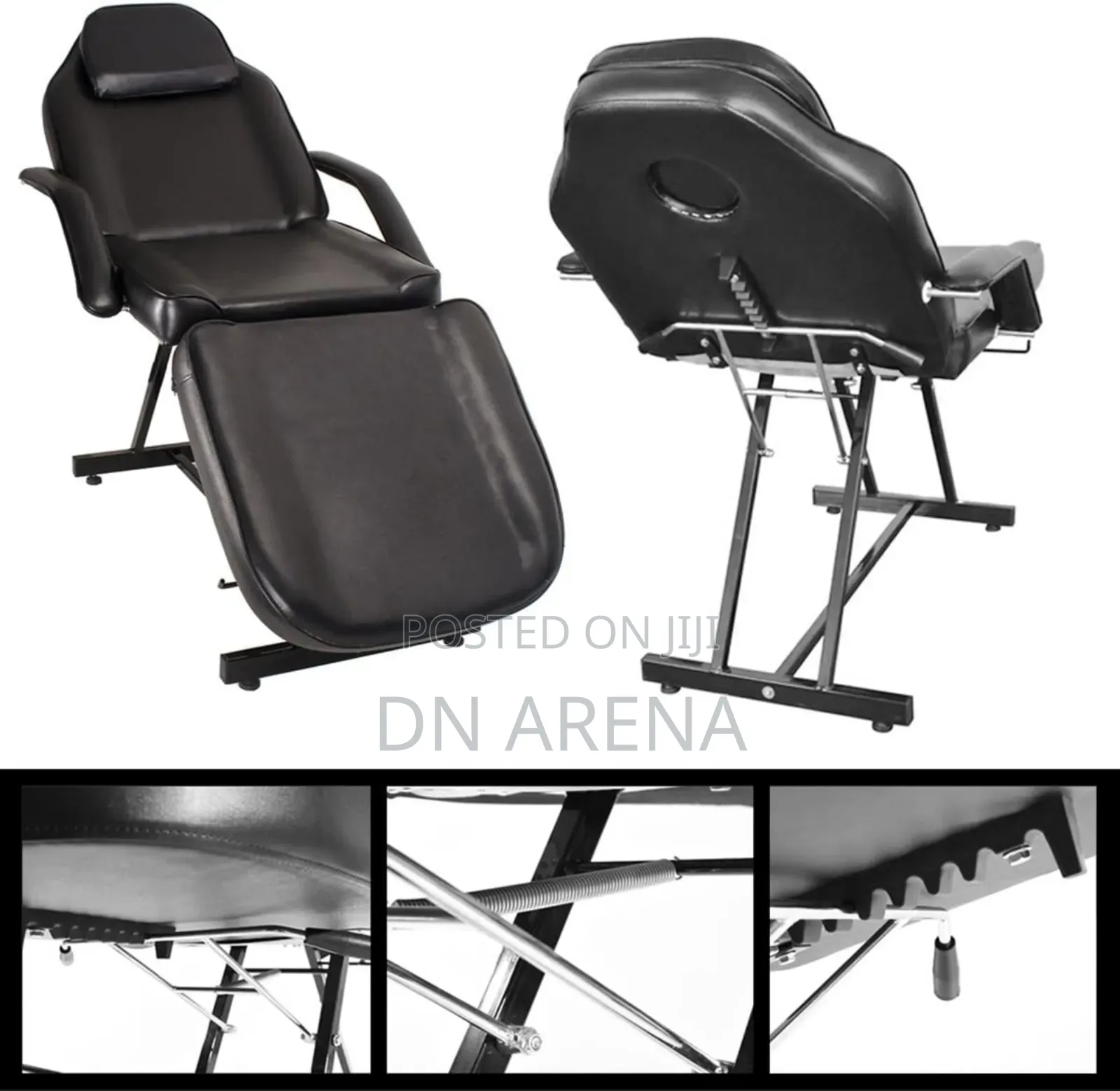 Multi-Purpose Facial Bed Chair Barber Spa Salon With Stool