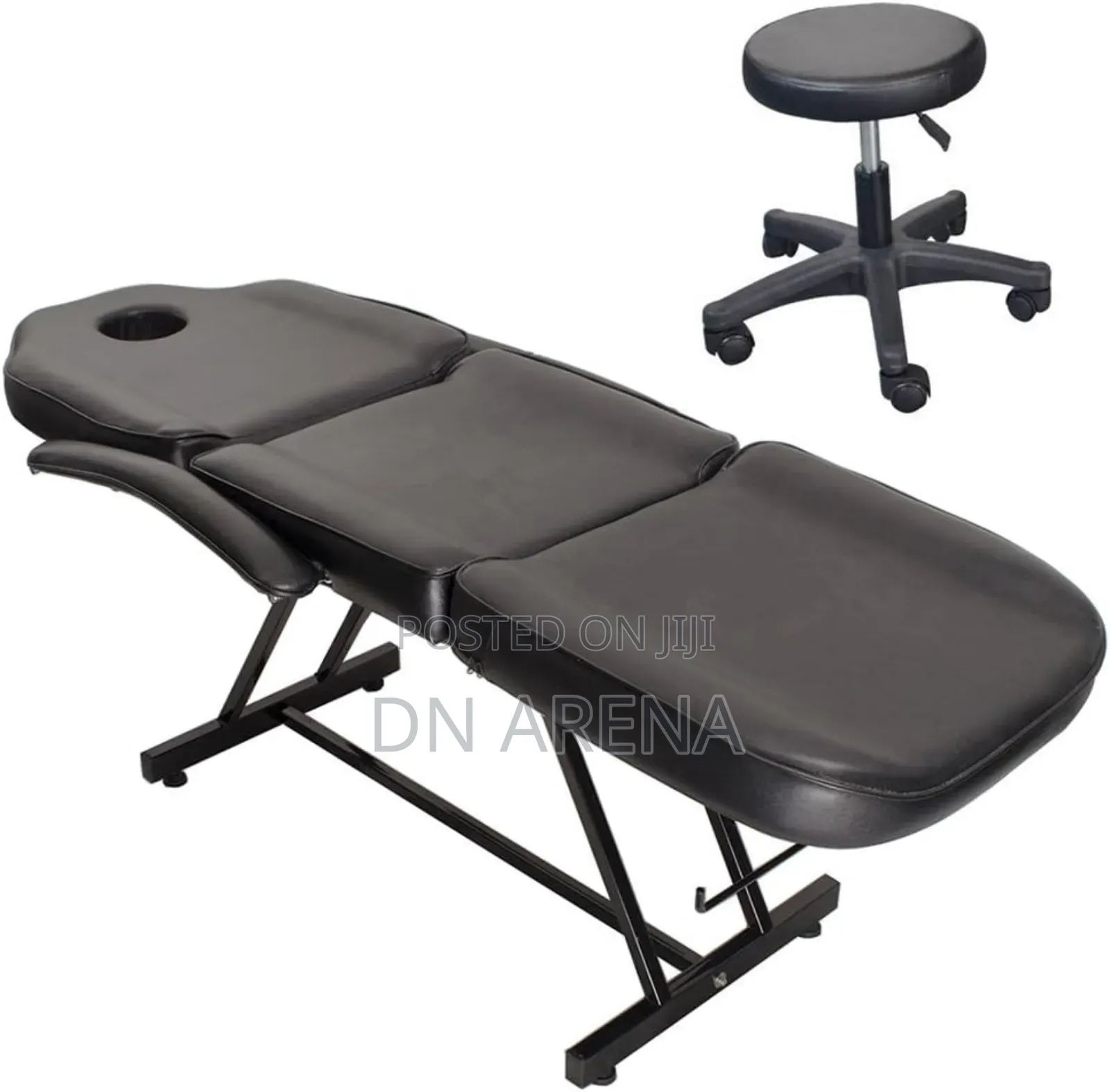Multi-Purpose Facial Bed Chair Barber Spa Salon With Stool