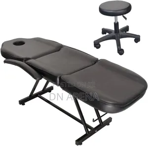 Multi-Purpose Facial Bed Chair Barber Spa Salon With Stool