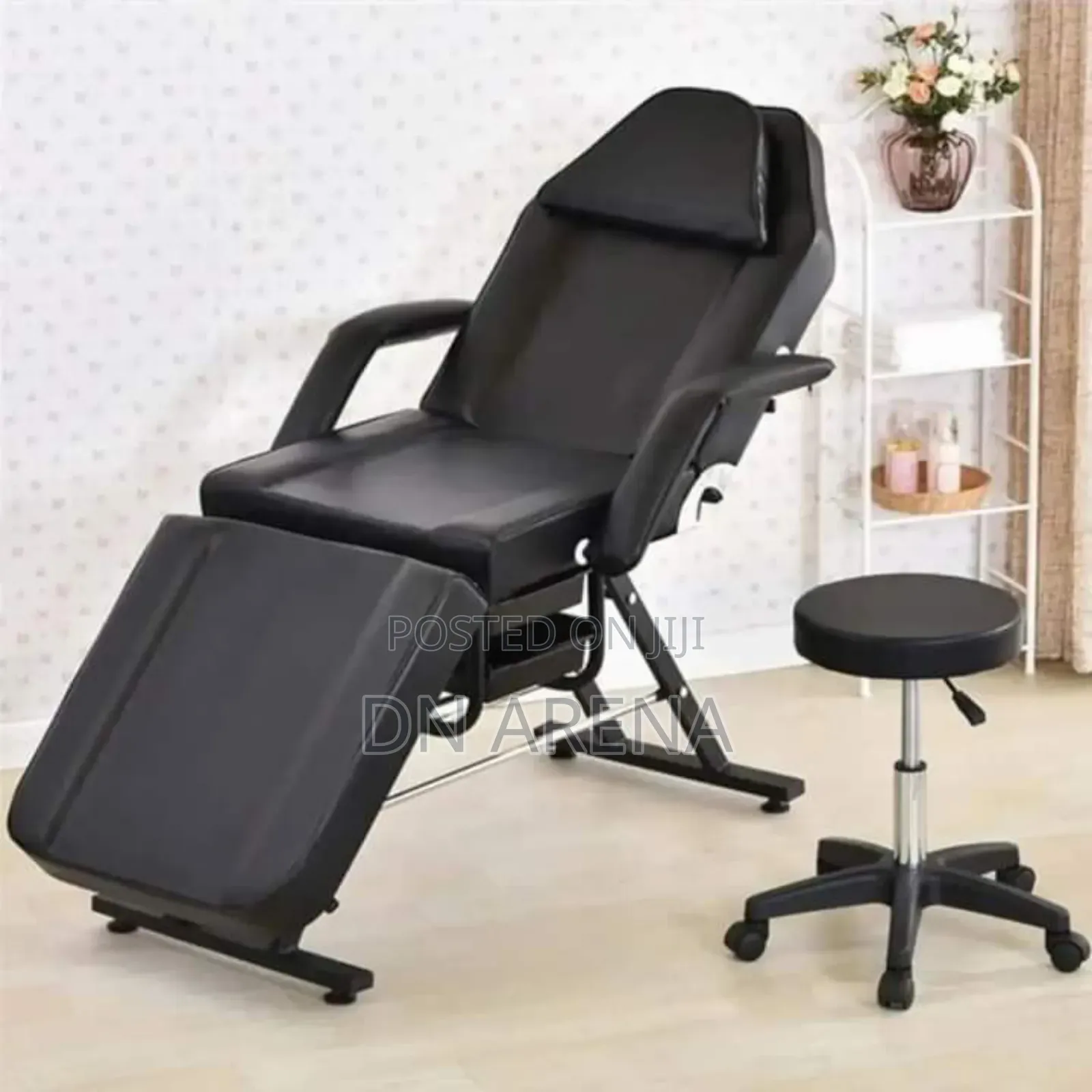 Multi-Purpose Facial Bed Chair Barber Spa Salon With Stool