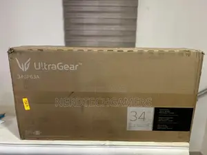 Lg Ultragear QHD 34-Inch Gaming Monitor 34gp63a 160hz, Black