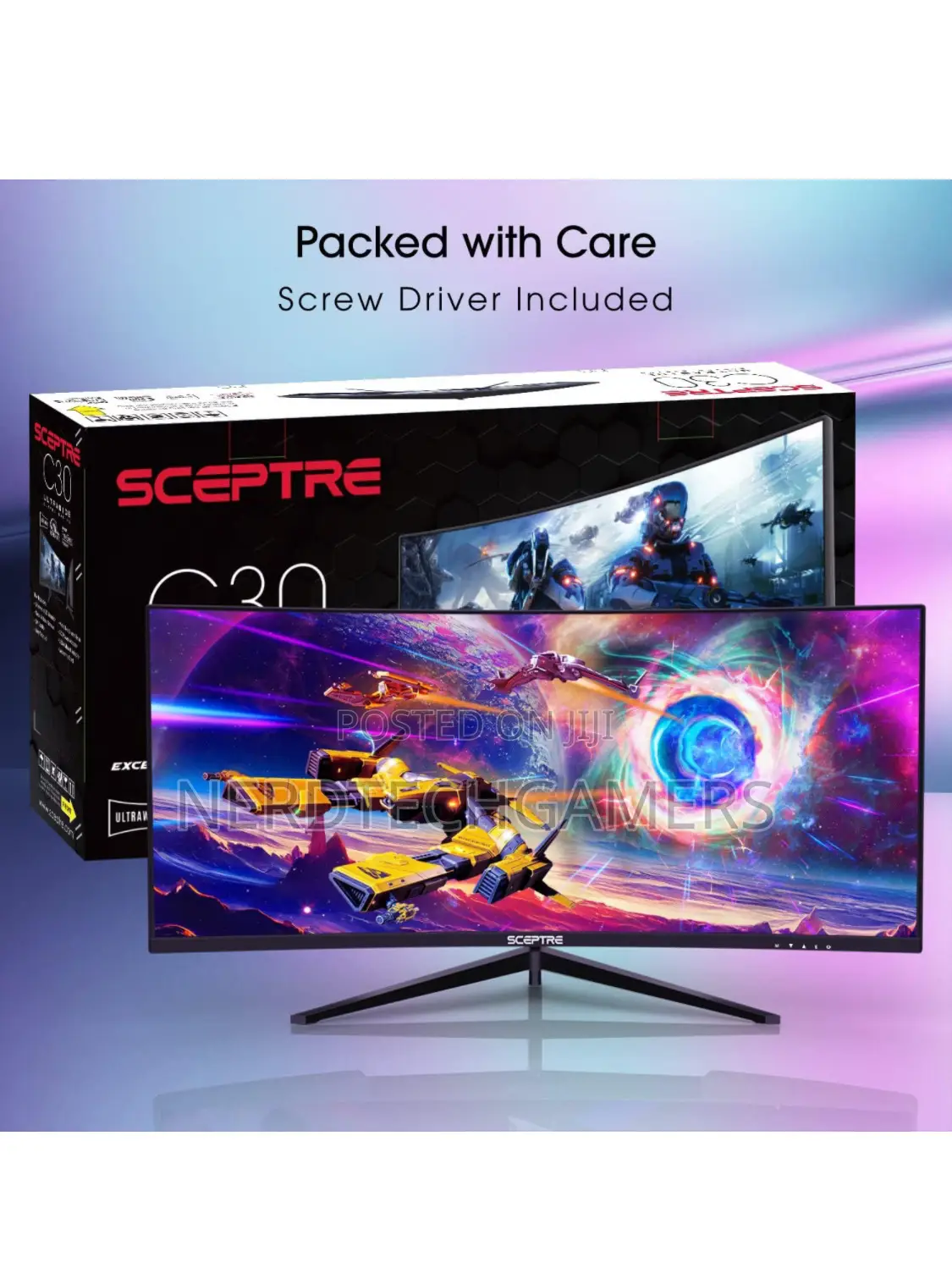 Sceptre 30-Inch Curved Gaming Monitor 21:9 2560x1080
