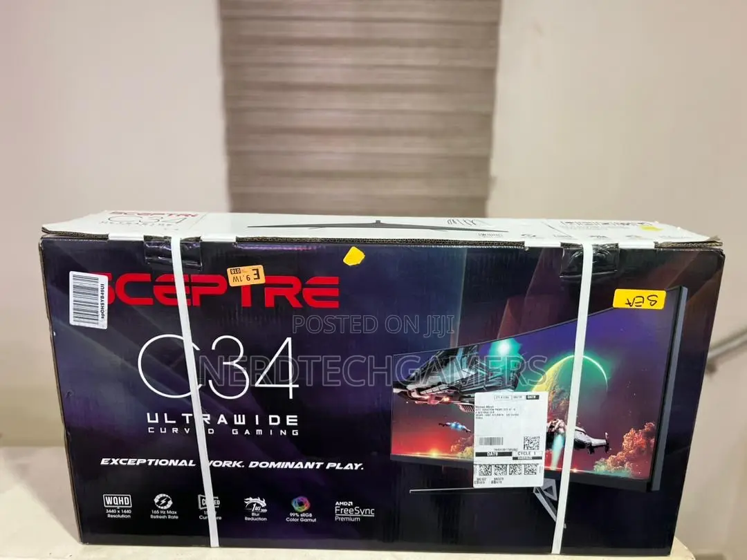 Sceptre 34-Inch Curved Ultrawide WQHD