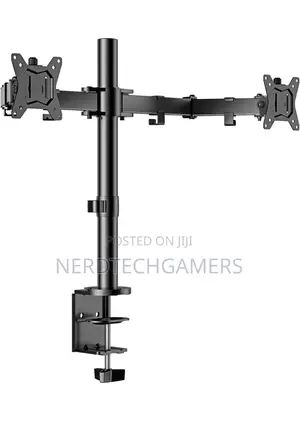 Ergear Dual Monitor Desk Mount, Heavy Duty Adjustable